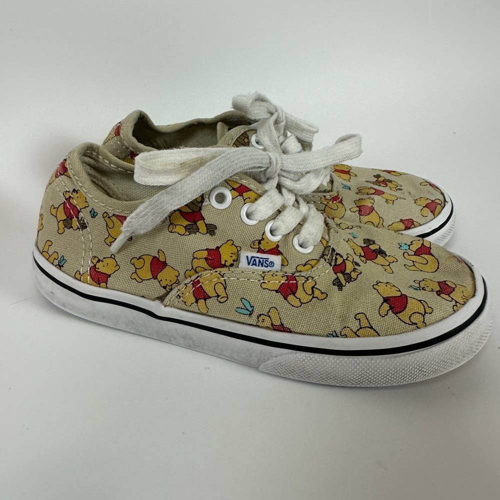 Vans x Disney Winnie the Pooh Toddler‎ 10 Sneakers Tie Lace Up